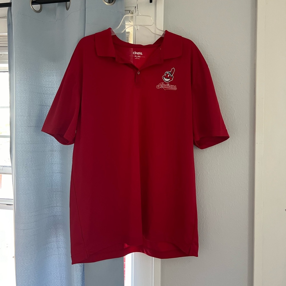 Vintage cleveland indians chief wahoo polo